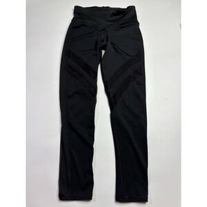 Tasc Performance Women's Size Small Black Leggings W/‎ Mesh Activewear Pilates